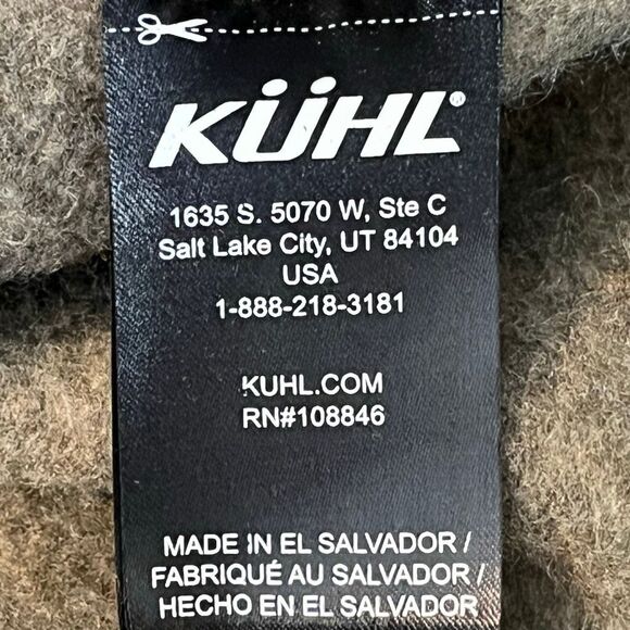 Kuhl Men’s Europa 1/4 Zip Fleece Pull On Tan Sweater Sz L - Picture 10 of 15